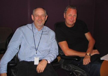Doug Naylor and Ed Bye. In a commentary booth. Bliss.